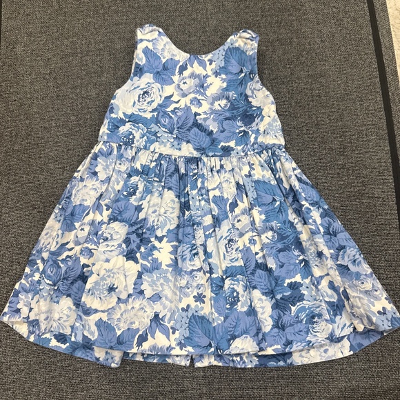 Ralph Lauren blue floral dress - Picture 1 of 2